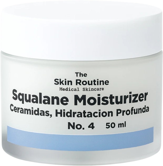 Squalane Moisturizer con ceramidas, envase de 50 mL, The Skin Routine